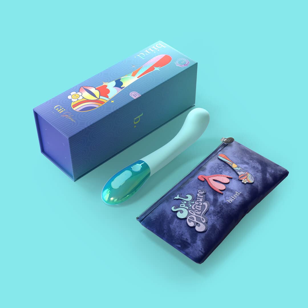 Gii Glow G-spot massager in mint, main view